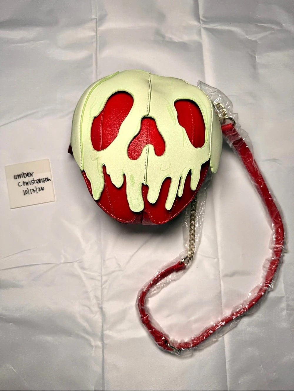 Loungefly Red & Green Drip Crossbody NWT